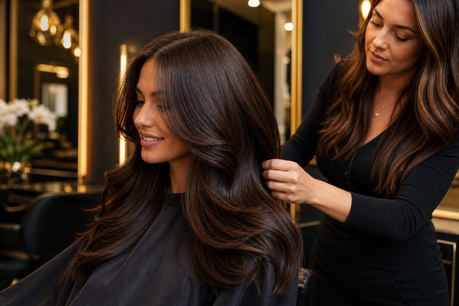 Finishing, blow waves and event-ready styling